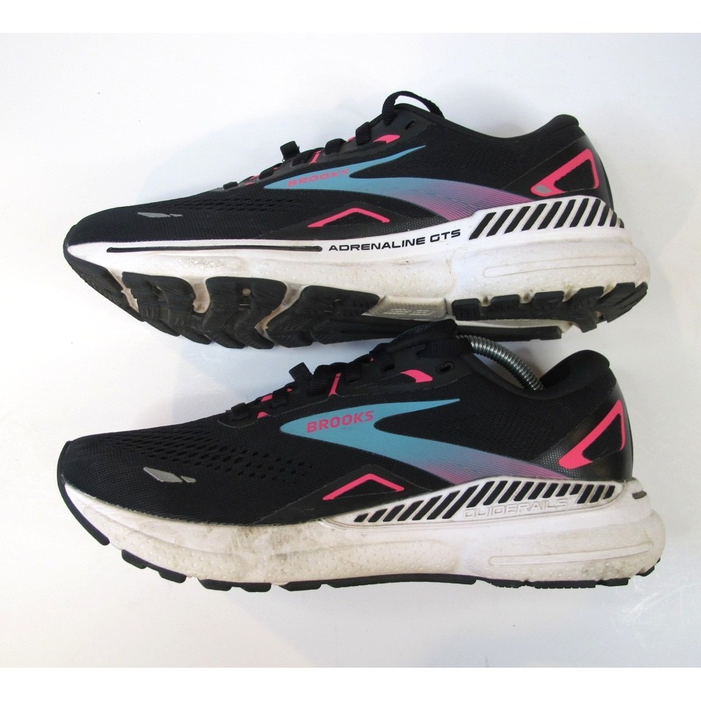 Brooks Adrenaline GTS 23 Women's Size‎ 9 Black Athletic Running Shoes Sneakers - Picture 3 of 11
